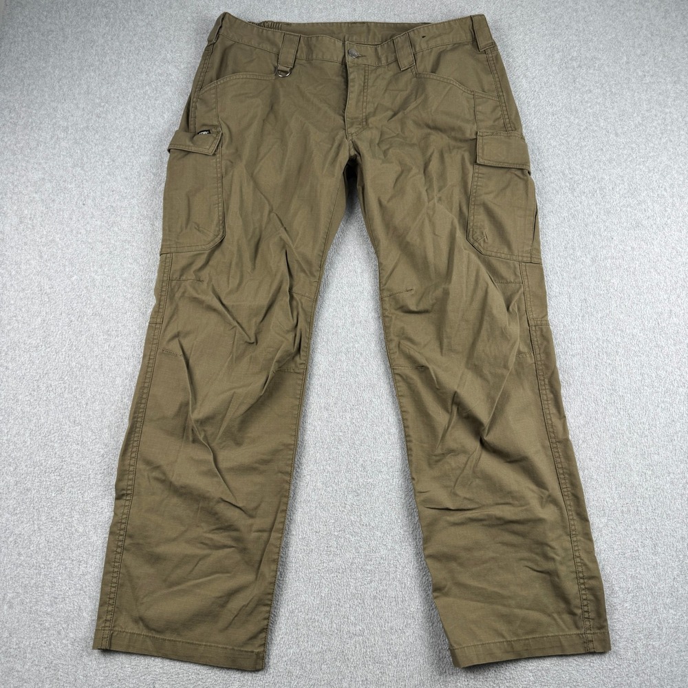 CQR Cargo Pants Womens 14/R Tactical Ripstop Olive Green Utility Outdoor